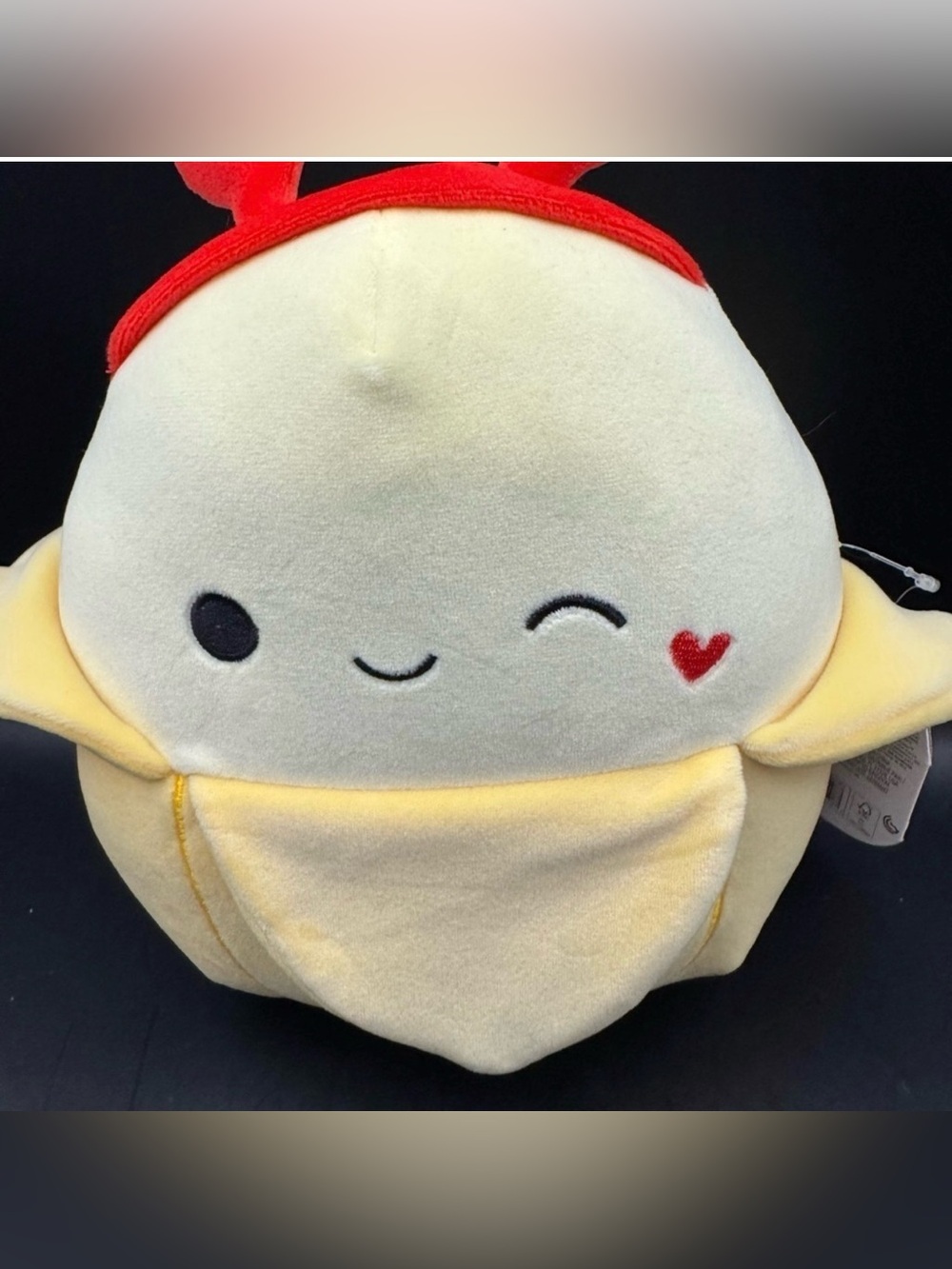 Squishmallows 8 INCH Junie the Banana Plush Stuffed toy Yellow Valentine’s NWT